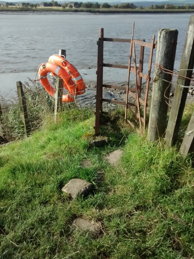 Inner Forth Inches 'Before' - existing gate